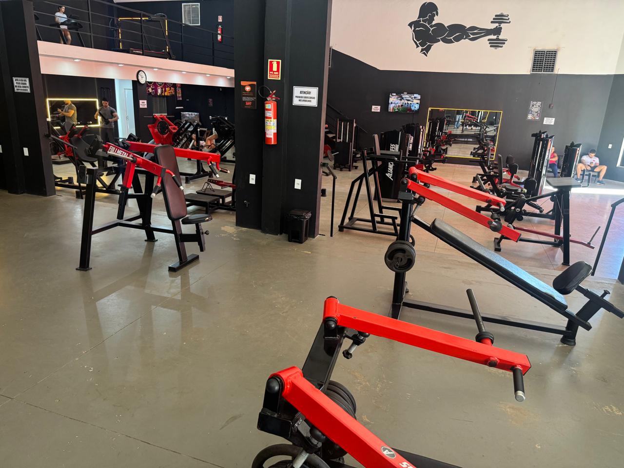 Interior da Academia SuperAção