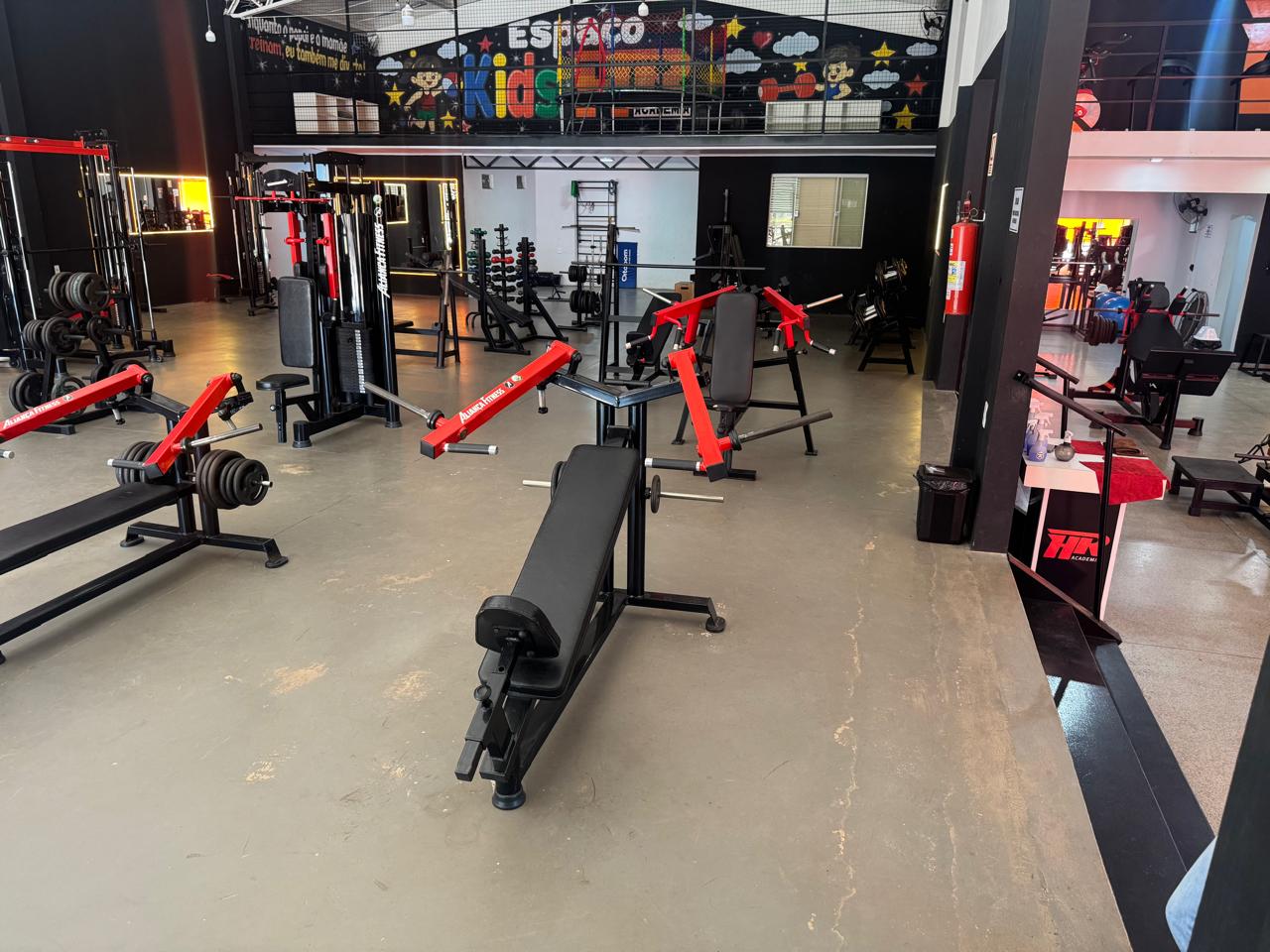 Interior da Academia SuperAção